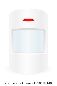 motion sensor home security system vector illustration vector illustration isolated on white background