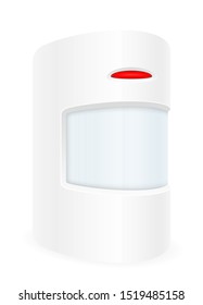 motion sensor home security system vector illustration vector illustration isolated on white background