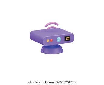 motion sensor icon 3d illustration render