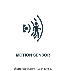 Motion Sensor icon. Creative element design from smart home icons collection. Pixel perfect Motion Sensor icon for web design, apps, software, print usage.