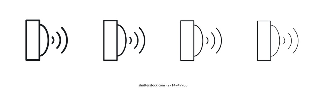 Motion sensor icon Eps10. icons graphic design