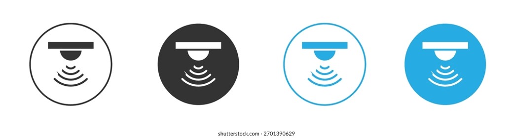 Motion sensor icon. Graphic icon design template