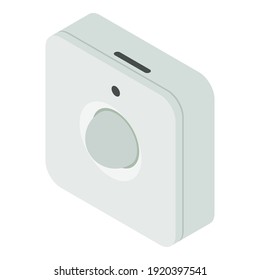 Motion sensor icon. Isometric of motion sensor vector icon for web design isolated on white background