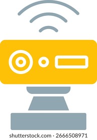 Signo de arte de símbolo de icono de sensor de movimiento