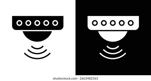 Motion sensor icon symbol sign, vector, eps 10