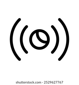 Motion Sensor Icon Vector Symbol Design Illustration