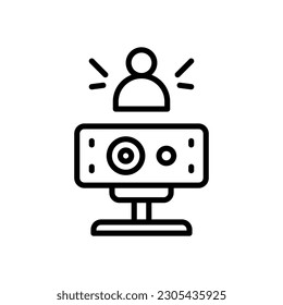 motion sensor icon for your website design, logo, app, UI.