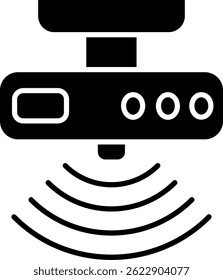 Sensor de movimento Vetor de linha Ícone Design
