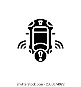 Bewegungssensor Silhouettte Symbol Vektor