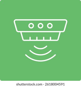 Ícone de vetor do Sensor de movimento. Pode ser usado para impressão, aplicativos móveis e da Web.