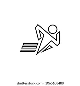 motion shot sign icon. Element of photo and video camera for mobile concept and web apps. Thin line  icon for website design and development, app development. Premium icon on white background