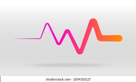 motion sound wave abstract vector background