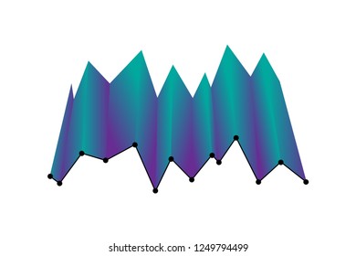 Motion sound wave abstract vector background	
