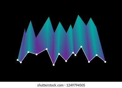 Motion sound wave abstract vector background	
