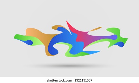 motion sound wave abstract vector background
