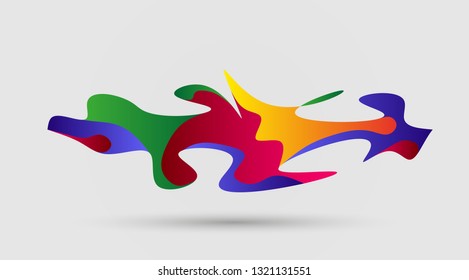 motion sound wave abstract vector background