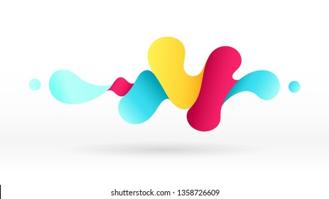 Motion sound wave abstract vector background
