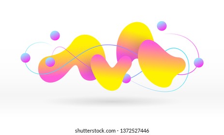Motion sound wave abstract vector background
