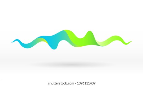 Motion sound wave abstract vector background