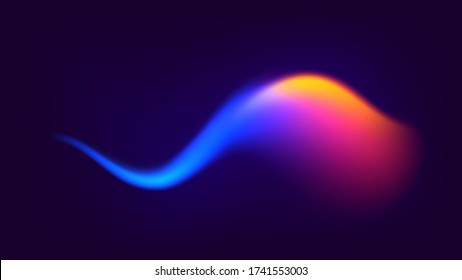 Motion sound wave fluid shape abstract vector background