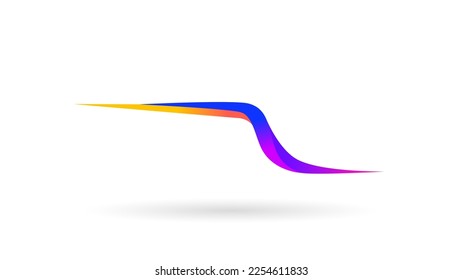 Motion speed wave element abstract graphic vector background