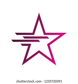 Motion Star Logo Stock Vector (Royalty Free) 1233720391 | Shutterstock