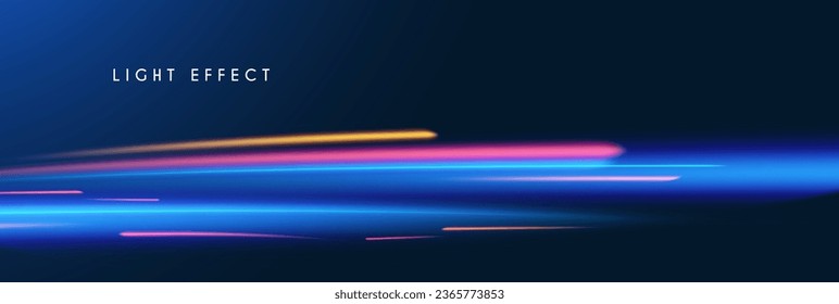 Motion striped light effect with fluid color. Abstract shining wave background. Magic screen design