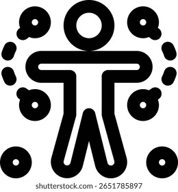 Bewegungsablaufverfolgung, Bewegungserkennung, Bewegungserkennung, Gliederungssymbol