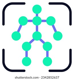 Motion Tracking Icon for uiux, infographic, etc