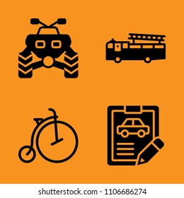 motion, urban, cross and equipment icons set. Vector illustration for web and design