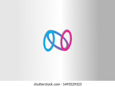 Motion vector design template.  Simple circle motion vector illustration.