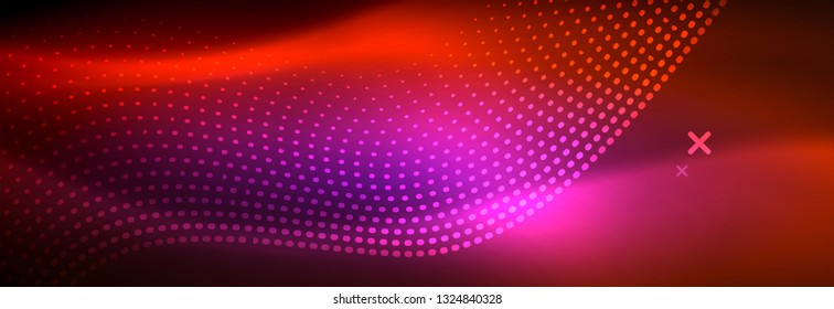 Motion vector illustration. Network digital concept. Abstract futuristic backdrop. Abstract pattern. Big data visualization. Vector background abstract technology communication data science.