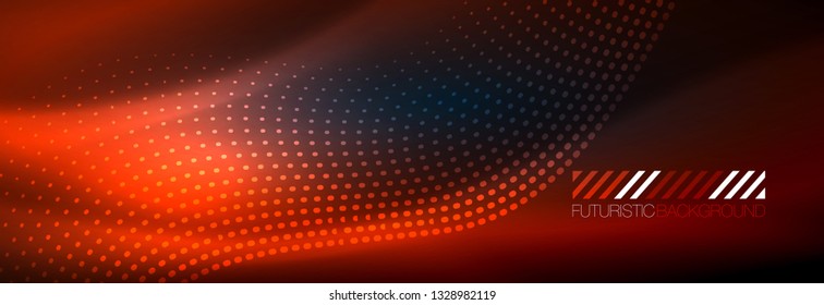 Motion vector illustration. Network digital concept. Abstract futuristic backdrop. Abstract pattern. Big data visualization. Vector background abstract technology communication data science.