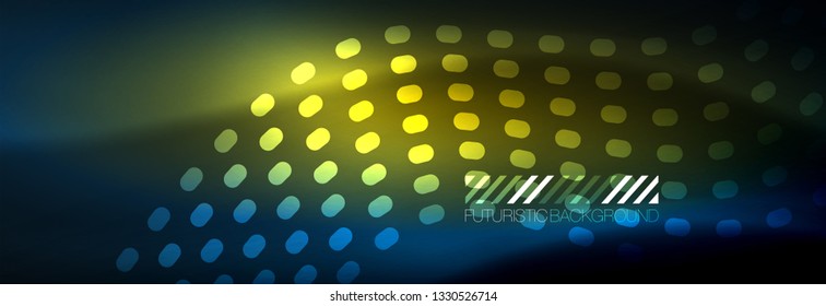 Ilustração do vetor de movimento. Conceito digital de rede. Fundo futurista abstrato. Padrão abstrato. Visualização de Big Data. Vetor fundo abstrato tecnologia comunicação dados ciência.