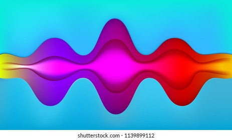 motion wave abstract vector background