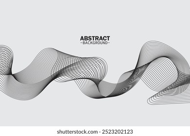 Motion wave background creative decoration artwork.