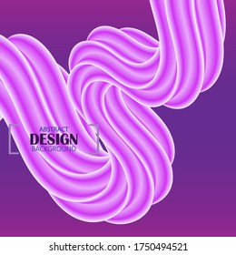 
Motion wavy lines abstract background. Dynamic lilac modern effect. Vector illustration