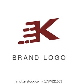 Motion Word Letter Initial Logo Vector