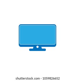 motior lcd display on white background,  vector illustration.