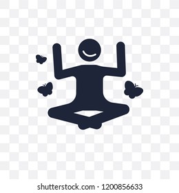 motivated human transparent icon. motivated human symbol design from Feelings collection. Simple element vector illustration on transparent background.