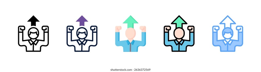 Motivated Icon Element For Design And Vector