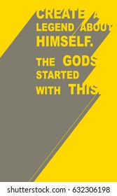 Motivating quotes. Vector background.