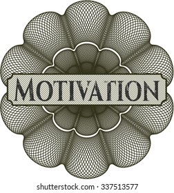 Rosette abstracto de motivación