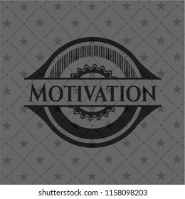 Motivation black emblem