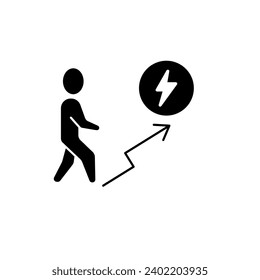 Motivation concept line icon. Simple element illustration.Motivation concept outline symbol design.
