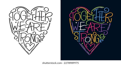 Motivation cute hand drawn doodle lettering postcard. T-shirt design, mug print.