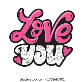 Motivation cute hand drawn lettering quote. Lettering art for postcard, banner, web, t-shirt design.