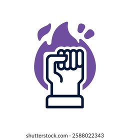 motivation dual tone icon. vector icon for your website, mobile, presentation, and logo design.