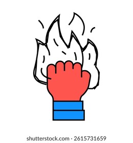 motivation employee line icon vector. motivation employee sign. isolated symbol illustration