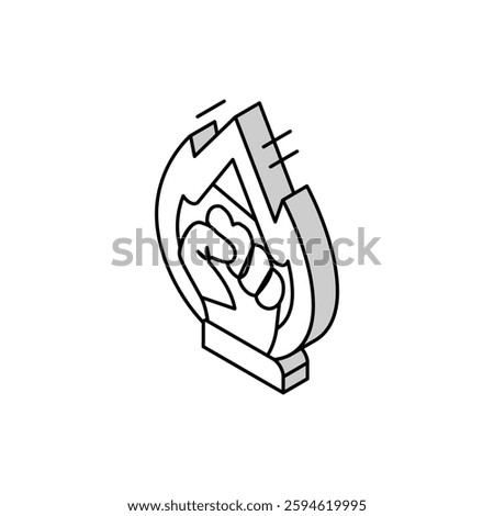 motivation fire succes challenge isometric icon vector. motivation fire succes challenge sign. isolated symbol illustration